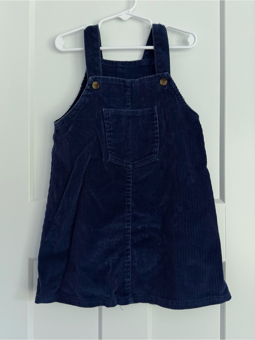 healthtex Navy Corduroy Overall Dress for Girls